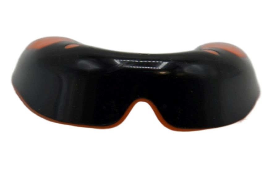 Капа боксерська PowerPlay 3315 SR доросла (вік 11+) чорн-помаранчева зі смаком лемону PW1934538702 фото