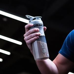 Шейкер спортивний (пляшка) BlenderBottle SportMixer 28oz/820ml Grey (Original) PW1386055465 фото