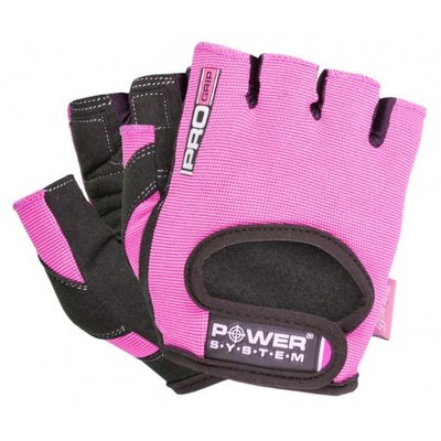 Рукавички для фітнесу Power System PS-2250 Pro Grip жіночі Pink S PW1411784038 фото