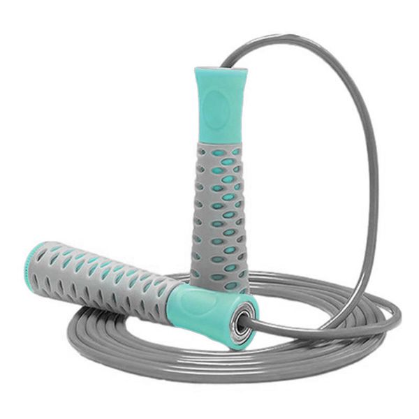 Скакалка PowerPlay 4206 Jump Rope PRO+ Сіро-м'ятна (2,75m.) PW1077855013 фото