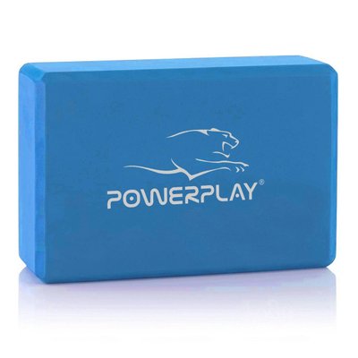 Блок для йоги PowerPlay 4006 синій PW1200359940 фото