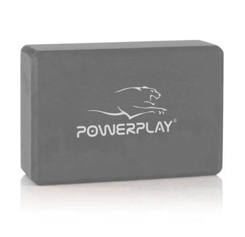 Блок для йоги PowerPlay 4006 сірий PW1414785258 фото