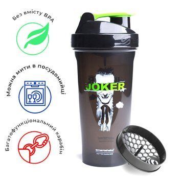 Шейкер спортивний SmartShake Lite 800ml DC Joker (Original) PW1640877466 фото