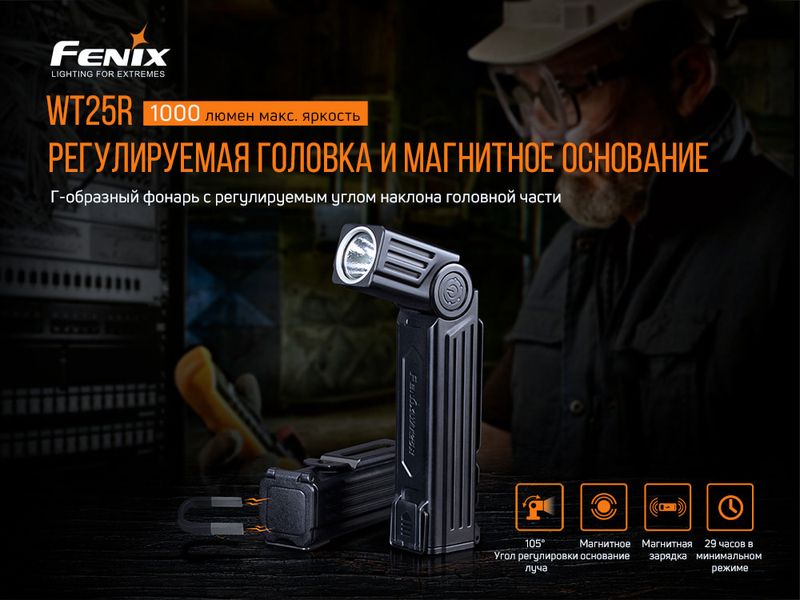 Ліхтар ручний Fenix WT25R ATM54707 фото