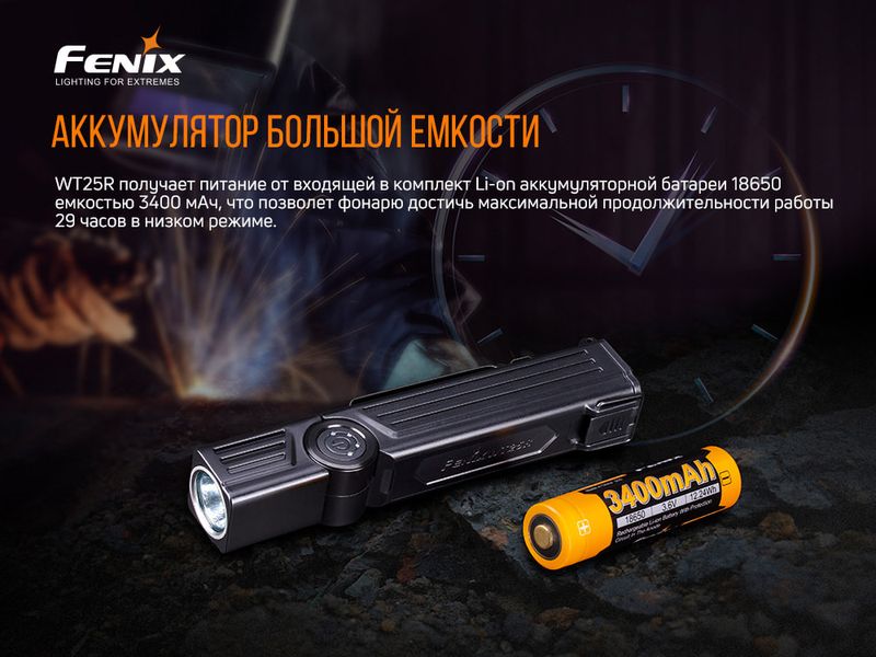 Ліхтар ручний Fenix WT25R ATM54707 фото