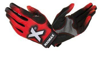 Рукавички для фітнесу MadMax MXG-101 X Gloves Black/Grey/Red XXL PW2135164158 фото