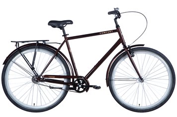 Велосипед сталь 28 Dorozhnik COMFORT MALE Velosteel frame-22 коричневий з багажником задн St з крылом St 2024 R4cc5df44-1e83-11ee-87dd-0050569e3a4b фото