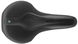 Сідло Selle Royal SCIENTIA R1 Relaxed, 3D skingel, оббивка Black gummy/Black mokka, 289х169мм, 479г, рейли сталь + Curva suspension, unisex, чорне L53038 фото 2