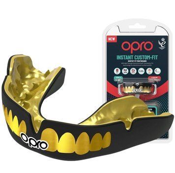 Капа OPRO Instant TEETH доросла (вік 11+) Black/Gold (art.102526001) PW2761939772 фото