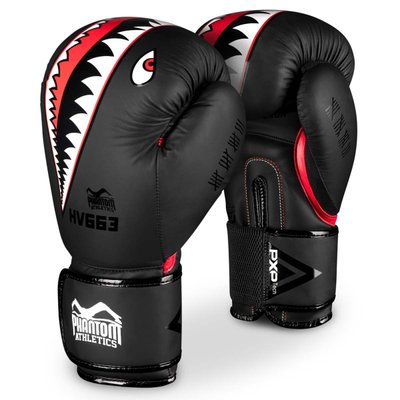 Боксерські рукавиці Phantom Fight Squad Schwarz Black 10 унцій PW1882200652 фото