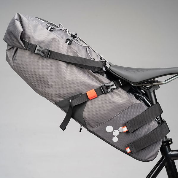 Сумка підсідельна GEOSMINA Large Seat Bag (15L), 520г, сіра L79331 фото