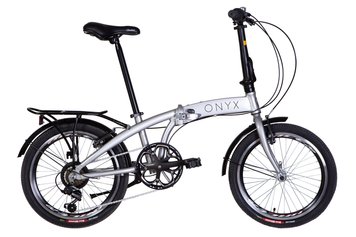 Велосипед AL 20" Dorozhnik ONYX Vbr тріскачка рама-12,5" сріблястий з багажником зад AI, з крилом St 2022 R9c749215-af3b-11eb-84f4-0050569ee4d0 фото