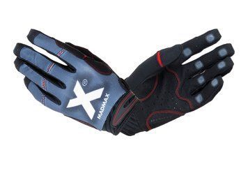 Рукавички для фітнесу MadMax MXG-102 X Gloves Black/Grey/White XXL PW2135164161 фото