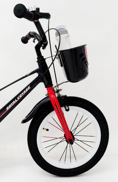 Дитячий велосипед Royal Voyage 16" Shadow чорно-червоний VMX фото