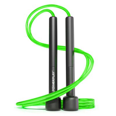 Скакалка PowerPlay 4201 Basic Jump Rope Зелена (2,8m.) PW1466358775 фото