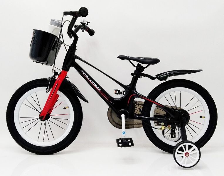 Дитячий велосипед Royal Voyage 16" Shadow чорно-червоний VMX фото