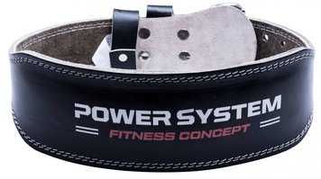 Пояс для важкої атлетики Power System PS-3100 Power шкіряний Black S PW1413481080 фото