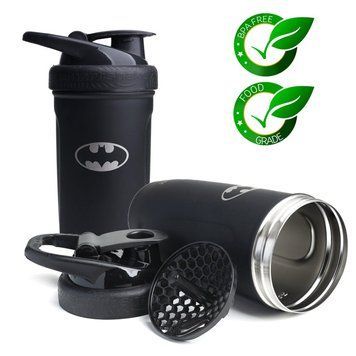 Шейкер спортивний SmartShake Reforce 900ml DC Batman Logo (Original) PW1640877470 фото