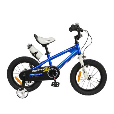 Дитячий велосипед RoyalBaby Freestyle 14" синій RB14B-6-BLU фото