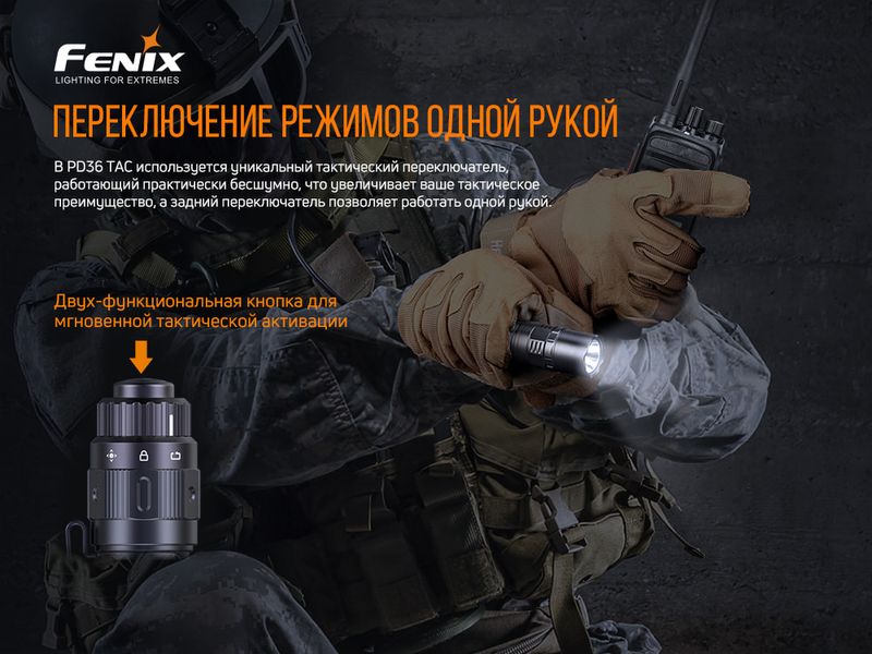 Ліхтар ручний Fenix PD36TAC ATM56216 фото