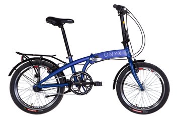 Велосипед AL 20" Dorozhnik ONYX планет. рама-12,5" синій (м) з багажником зад AI, з крилом St 2022 R3f540464-c79b-11eb-8513-0050569ee4d0 фото