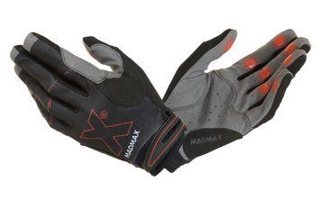 Рукавички для фітнесу MadMax MXG-103 X Gloves Black/Grey XXL PW2135164163 фото