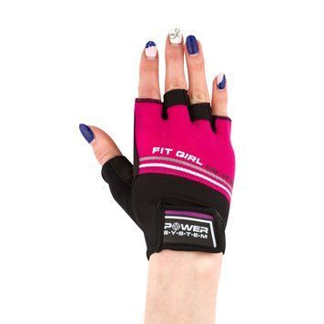 Рукавички для фітнесу Power System PS-2920 Fit Girl Evo Pink XS PW1411784002 фото