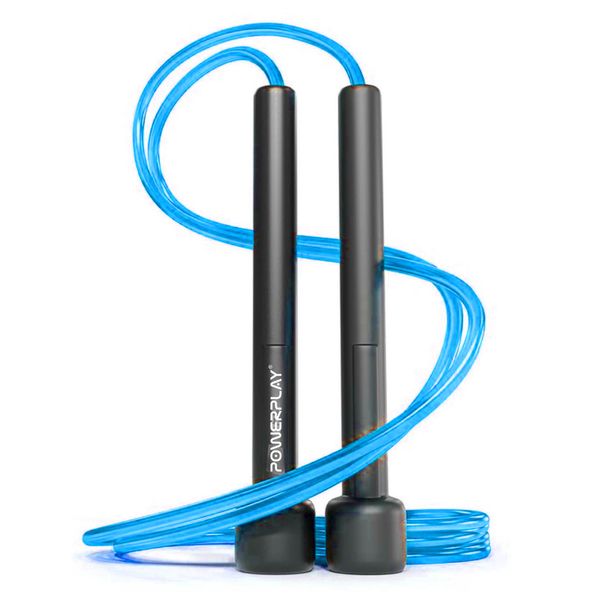 Скакалка PowerPlay 4201 Basic Jump Rope Синя (2,8m.) PW675927877 фото