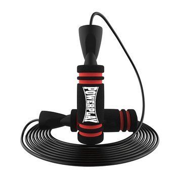 Скакалка швидкісна PowerPlay 4213 Jump Rope Чорно/Червона 3м. PW2727180007 фото