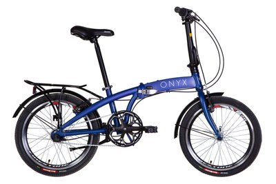 Велосипед складний 20" Dorozhnik ONYX (планетарна втулка) синій OPS-D-20-057 фото