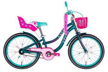 Дитячий велосипед Formula 20" Flower Premium темно-зелений 2026 R85b79580-63cd-11f0-8acd-0050569e3a4b фото