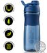 Шейкер спортивний (пляшка) BlenderBottle SportMixer Twist 28oz/820ml Navy (Original) PW1386055556 фото 1