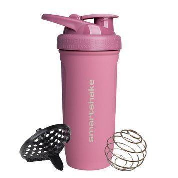 Шейкер спортивний SmartShake металевий Reforce Stainless Steel 30oz/900ml Deep Rose PW2404429532 фото