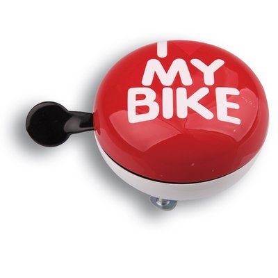 Дінг-Донг Green Cycle GBL-458 I love my bike діаметр 80мм червоний L56726 фото