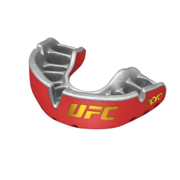 Капа OPRO Gold UFC дитяча (вік до 10р.) Red/Silver (art.102517002) PW2761939778 фото