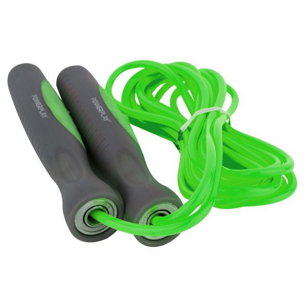 Скакалка PowerPlay 4204 Classic Jump Rope Зелена (2,7m.) PW848630433 фото