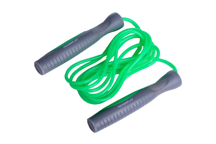 Скакалка PowerPlay 4204 Classic Jump Rope Зелена (2,7m.) PW848630433 фото