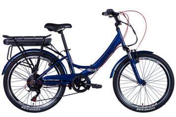 Велосипед з електроприводом 24" сталь Formula eSMART FRW AM Vbr рама-15" 36B 12.5А*г з кріпл. до багажн. 500Вт задн. синій з крылом St 2024 Rb8dd0715-87e5-11ee-8863-0050569e3a4b фото