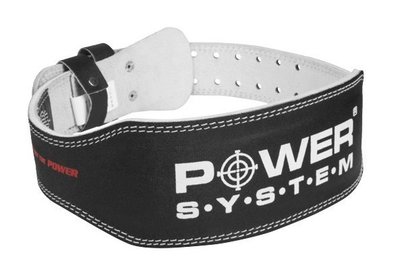Пояс для важкої атлетики Power System PS-3250 Power Basic шкіряний Black L PW1413481102 фото