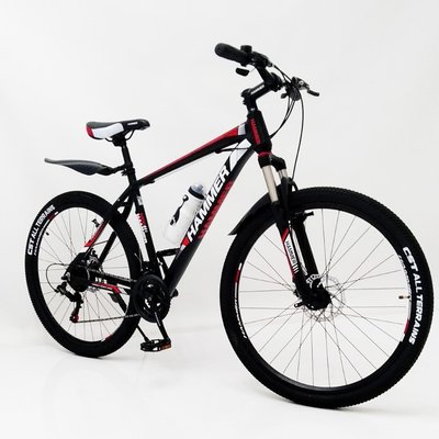 Велосипед Hammer 27,5" S200 чорно-червоний VMX фото