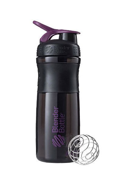 Шейкер спортивний (пляшка) BlenderBottle SportMixer 28oz/820ml Black/Plum (Original) PW1386055466 фото