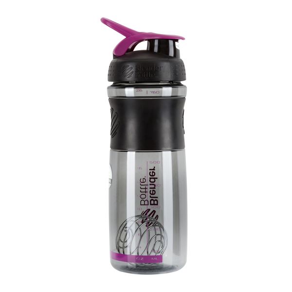 Шейкер спортивний (пляшка) BlenderBottle SportMixer 28oz/820ml Black/Plum (Original) PW1386055466 фото