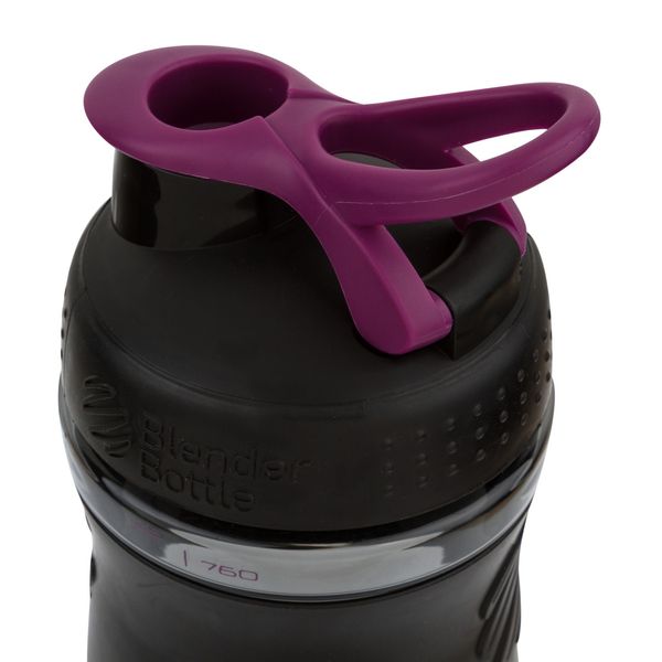 Шейкер спортивний (пляшка) BlenderBottle SportMixer 28oz/820ml Black/Plum (Original) PW1386055466 фото