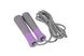 Скакалка PowerPlay 4206 Jump Rope PRO+ Сіро-фіолетова (2,75m.) PW1258486939 фото 5