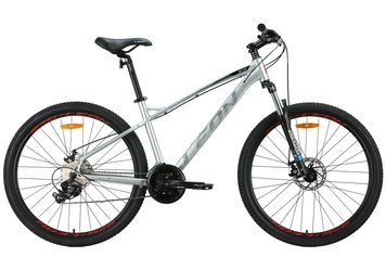 Велосипед алюміній 27.5" Leon XC 100 AM DD рама-16.5" сірий з чорним і червоним 2024 R080962bb-82ff-11ee-885d-0050569e3a4b фото