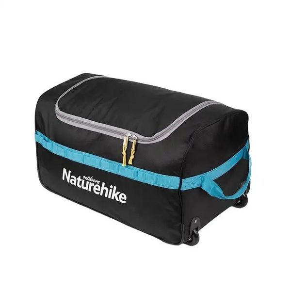 Сумка-баул для кемпінгу Naturehike 110 л NH18X027-L, 110 л чорна ATM63703 фото