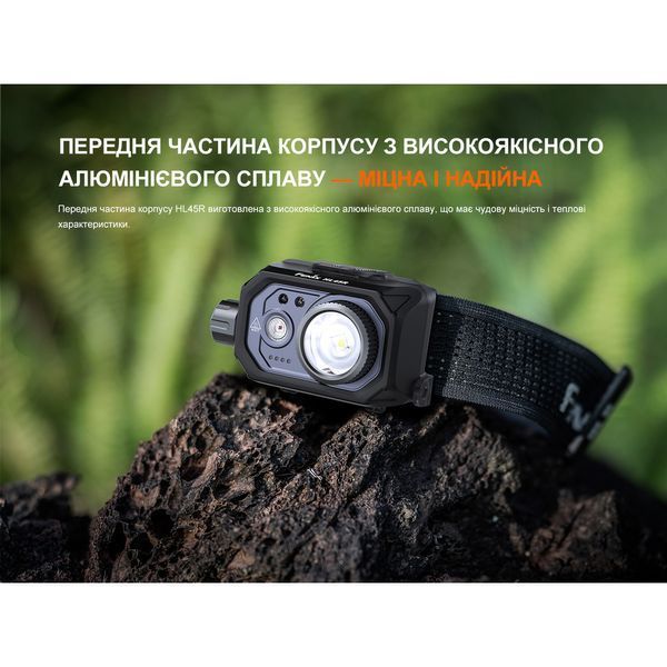 Ліхтар налобний Fenix HL45R LED з безконтактним датчиком atlM69255 фото