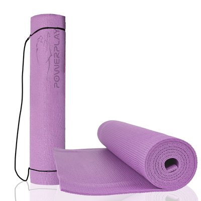 Килимок для йоги та фітнесу PowerPlay 4010 (173x61x0.6) рожевий PW1462002577 фото