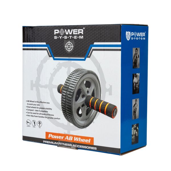 Колесо для преса Power System PS-4006 Power Ab Wheel Grey/Black PW1411784118 фото