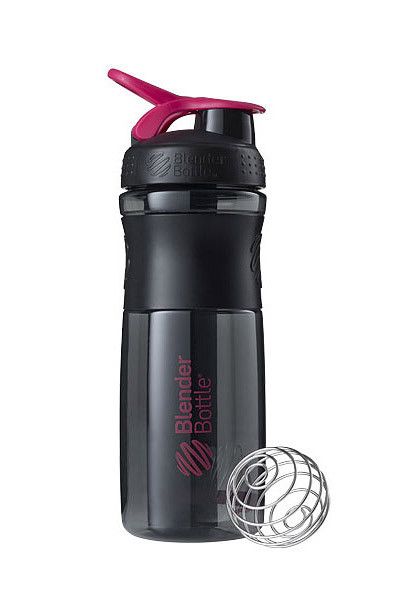 Шейкер спортивний (пляшка) BlenderBottle SportMixer 28oz/820ml Black/Pink (Original) PW1386055469 фото